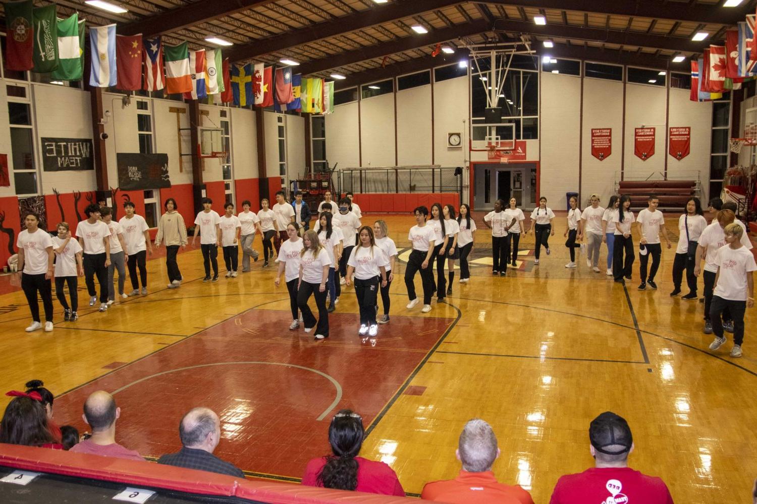 Knox Gym Night Red vs. White Marching